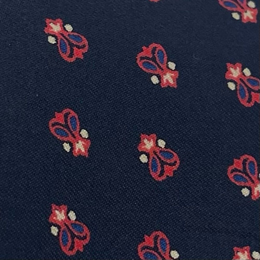 Neiman Marcus Black Red Print Necktie Office Career NWOT - Picture 3 of 6
